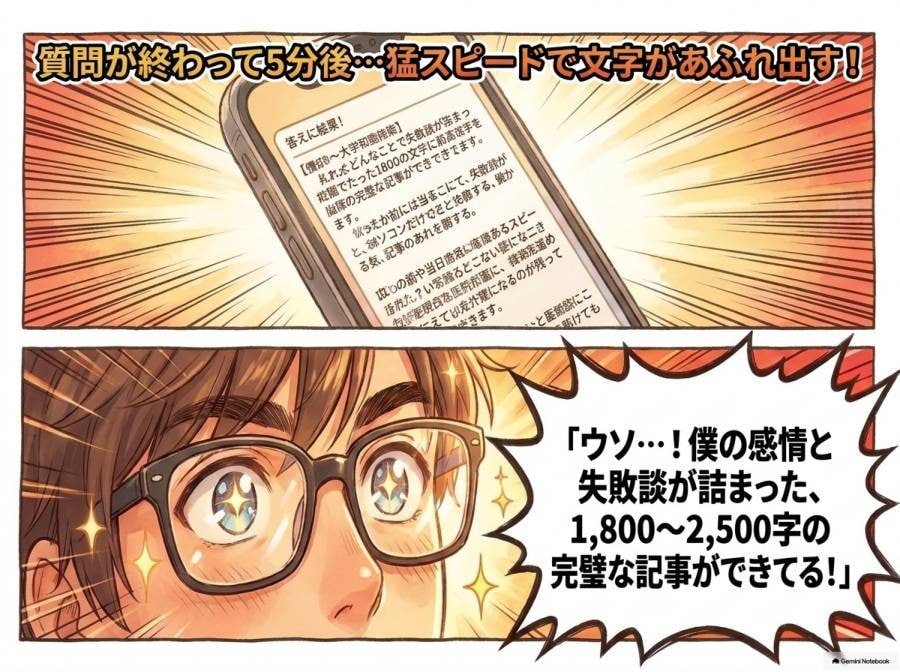 AIと会話してブログ記事が書ける設定お渡します 「文章力0でOK！AIの質問に答えるだけでブログ記事に」 イメージ7