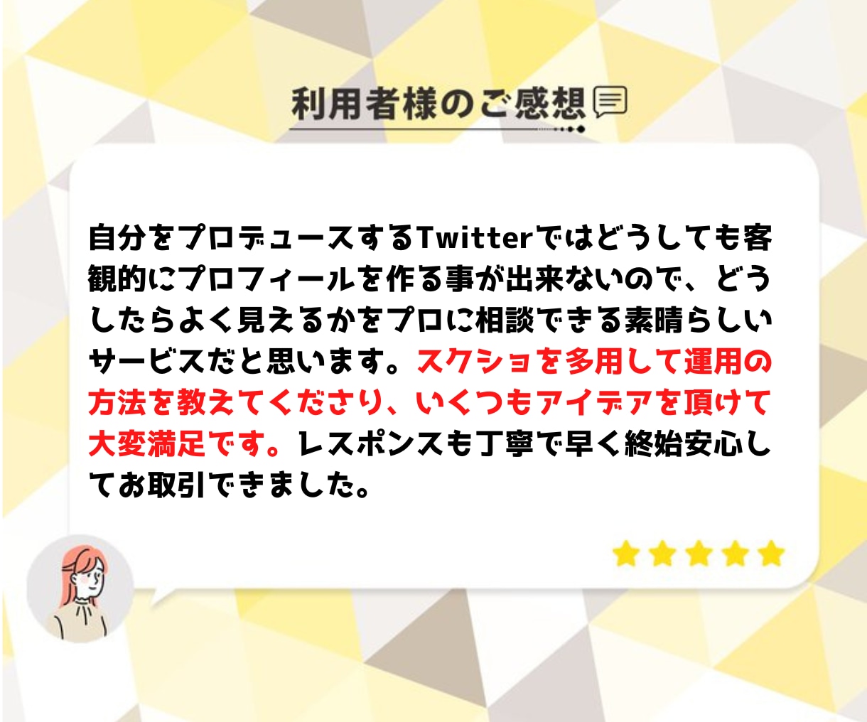 フォロー率が上がる魅力的なプロフィールを作ります 大人気のTwitter運用本著者がプロフィールを作成 イメージ6