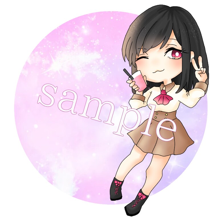 ミニキャラアイコン描きます SNSで使用される方大歓迎です！！お待ちしております。 イメージ2