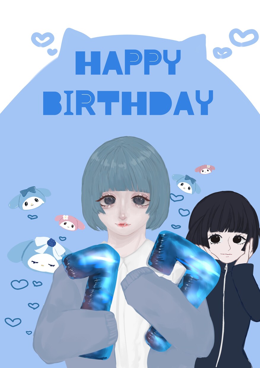 透明感のある厚塗りイラストお描きします アイコン、1枚絵、夢絵などお気軽にお声がけください イメージ3