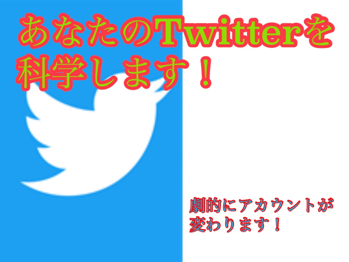 Twitterのノウハウを2週間でコンサルします あなたのアカウントを科学して輝かせませんか？ イメージ1