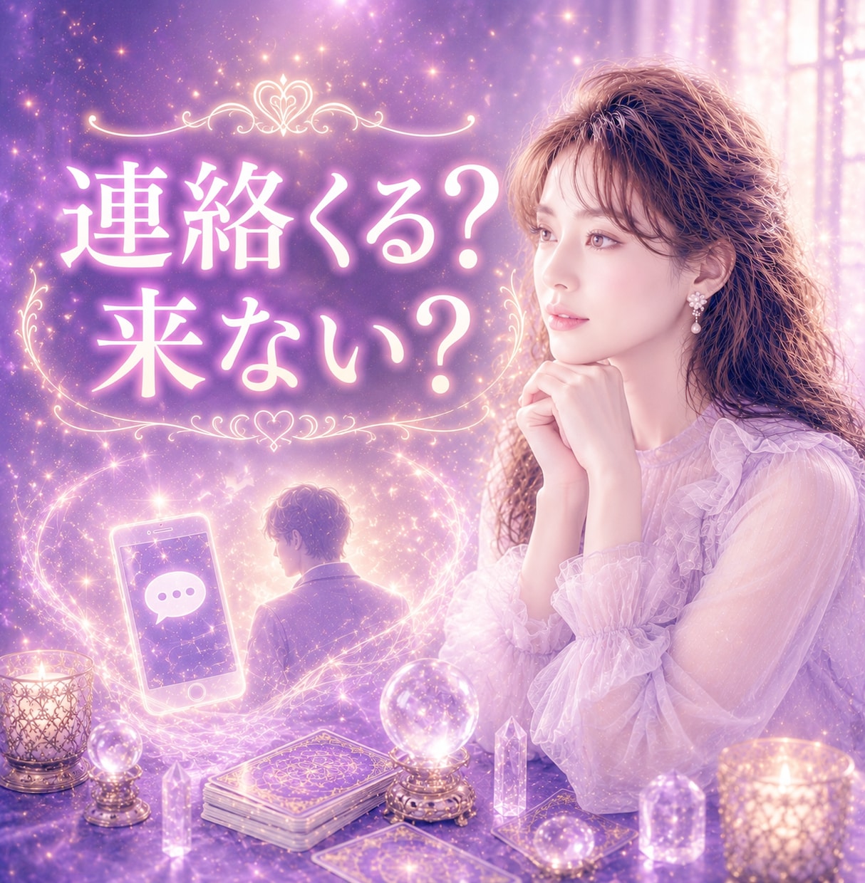 音信不通....あの人は何を思う？視ます 音信不通／既読無視／未読無視／ブロック／相手の気持ちを鑑定 イメージ1