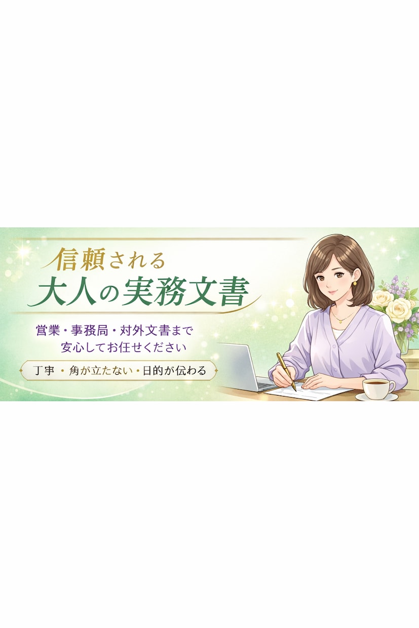 想いを崩さず、きちんと伝える文章をお作りします 伝わって、角が立たない。大人のための実務文章を作成します イメージ1