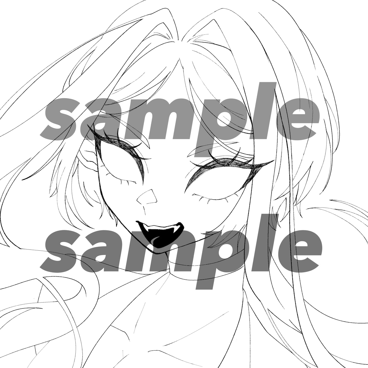 イラスト線画作成致します 色塗りは好きだけど線画を描くのが苦手！そんな貴方に！ イメージ1