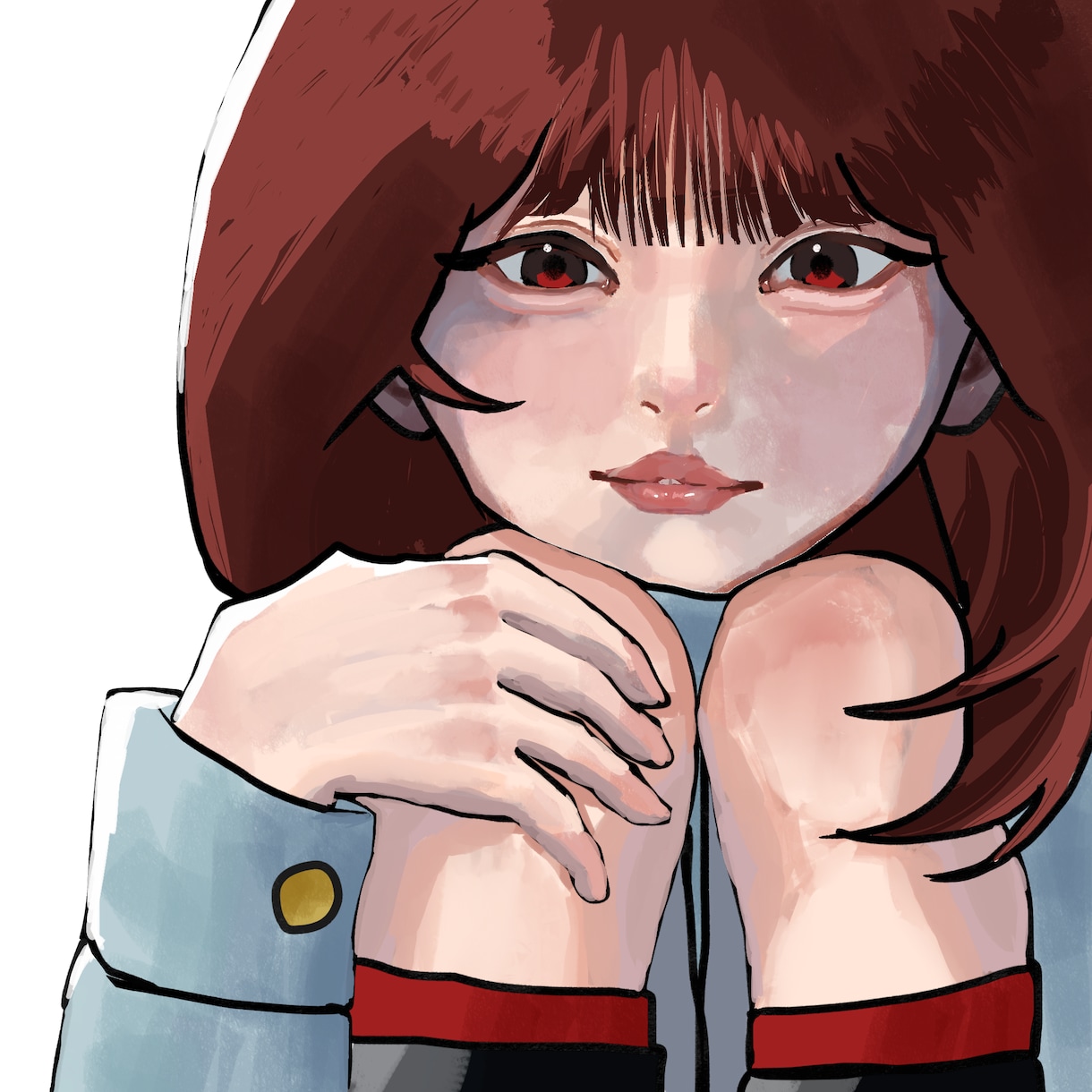 今っぽいイラストを厚塗りで描きます SNSアイコン/サムネ/立ち絵/挿絵などに イメージ3