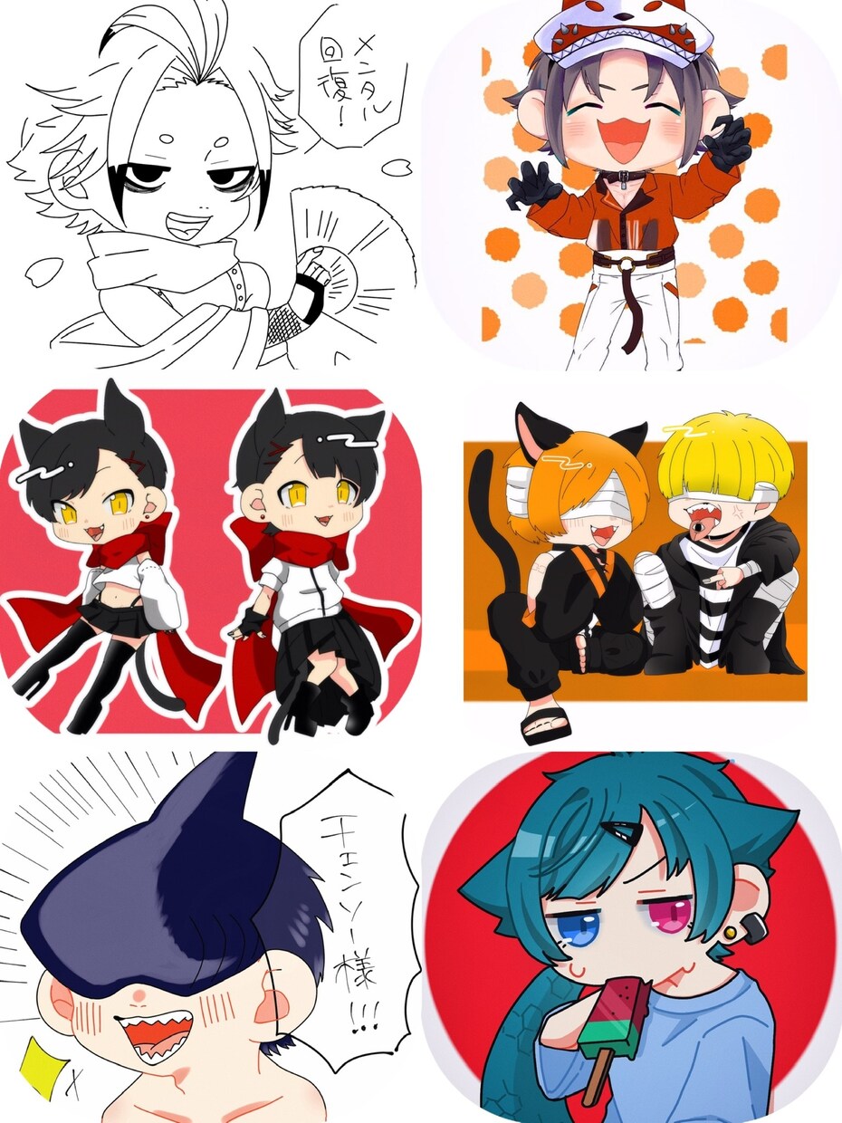 できる限りご要望にお答えするイラスト描きます 夢絵、単体、1枚3人までお任せください！ イメージ7