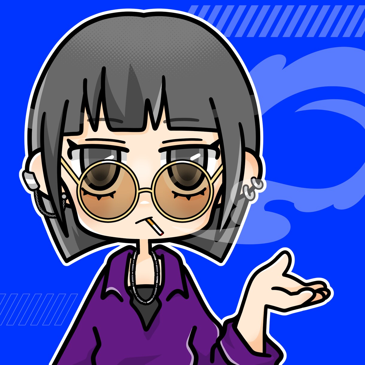 ポップでカラフルなアイコン、イラストお描きします 完全オリジナル！彩る、鮮やかなイラスト。 イメージ1
