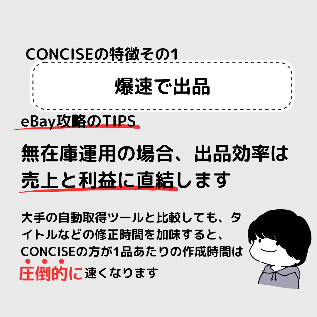 eBay無在庫管理・一括出品ツール作成します File Exchange形式の買切りで大きなコストカット！ イメージ3