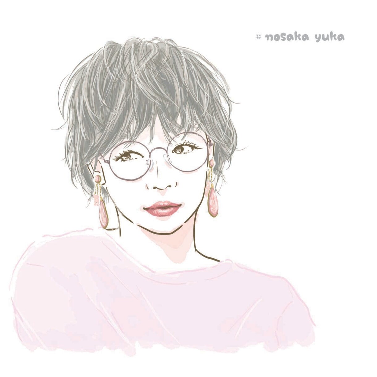 商用可♡おしゃれ♡綺麗め♡な似顔絵を描きます 印刷OK！ウェルカムボード、アイコン、記念日にも✩.*˚ イメージ9