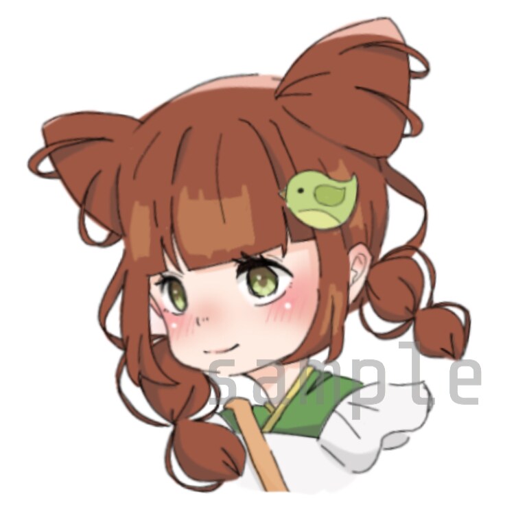 アイコンのイラスト描きます 正方形サイズのアバ絵等制作します。お気軽にご相談ください！ イメージ2