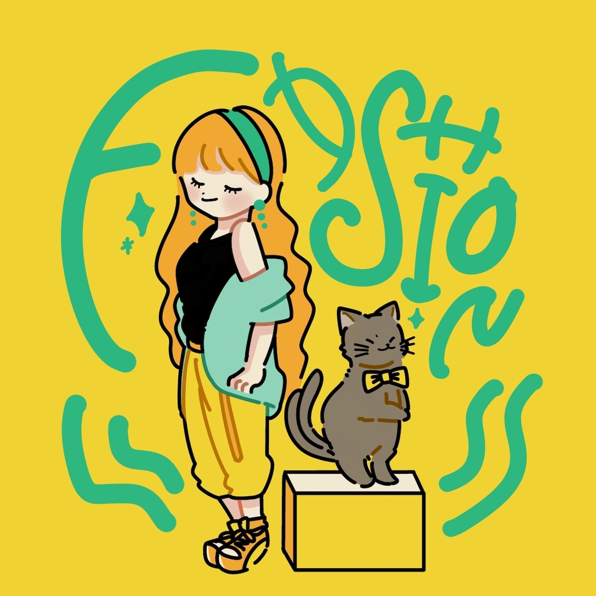 ポップでかわいい！手描き文字×イラスト制作します ポップでカラフルなイラストをお届けします！ イメージ2