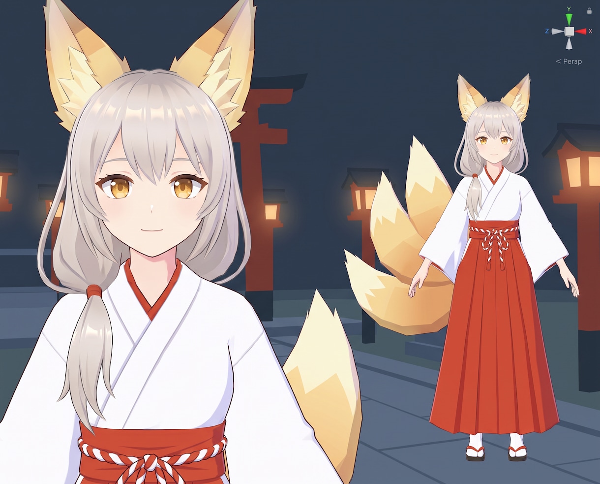 3DVtuberの【全部込み】で一括制作いたします 高品質な３D制作をフルスクラッチで制作！ご予算相談可能です イメージ4
