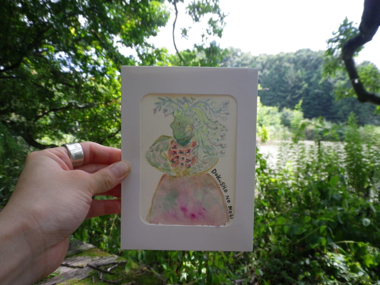 あなただけのお名前アートカードを描きます お名前のメッセージを紐解き絵本風なかわいいタッチで描きます イメージ3