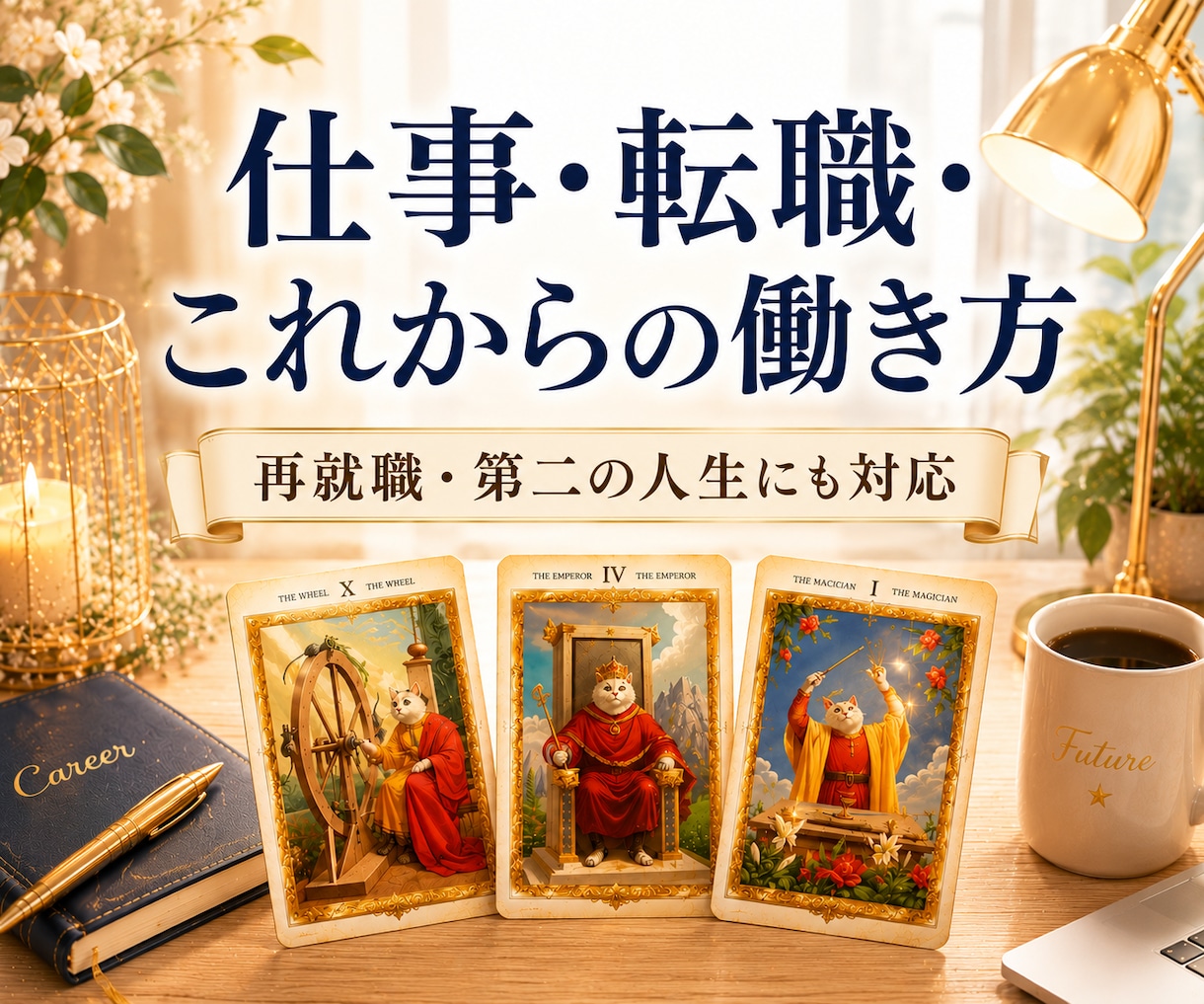 仕事・転職・これからの働き方を読み解きます 定年後・再就職・今後の仕事運にも対応 イメージ1