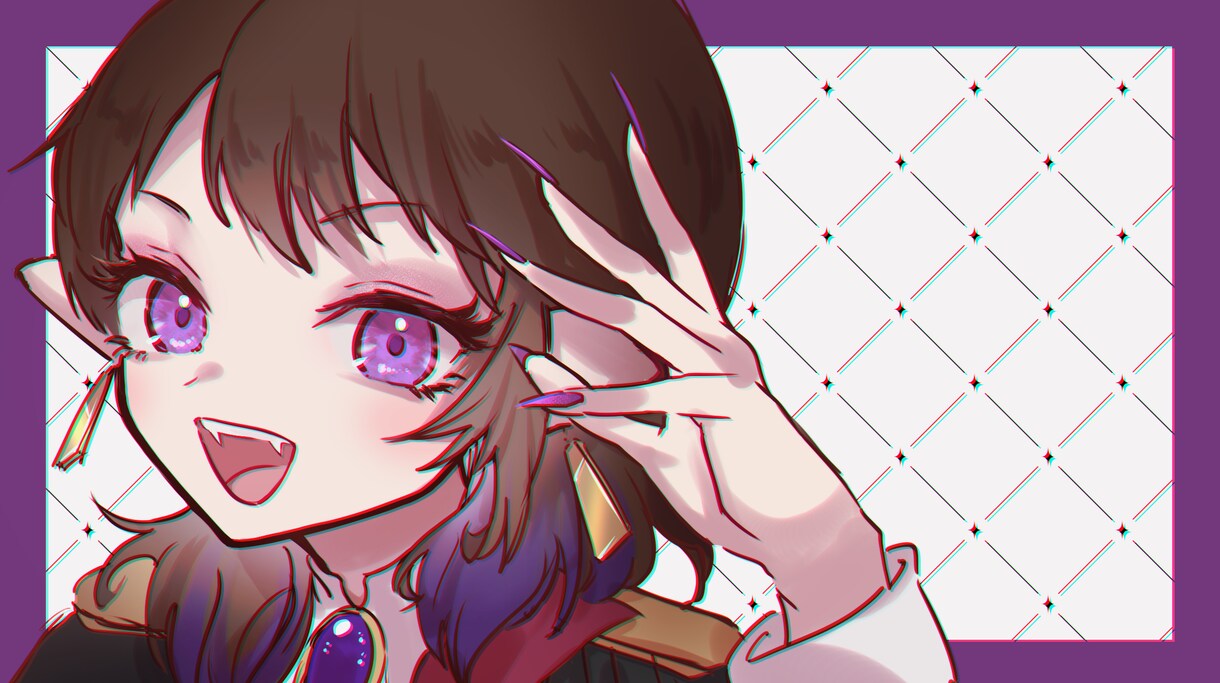 みんなの目を引くSNSアイコンを描きます さまざまな色使いと目ぢからがあるイラストがすきな方へ イメージ2