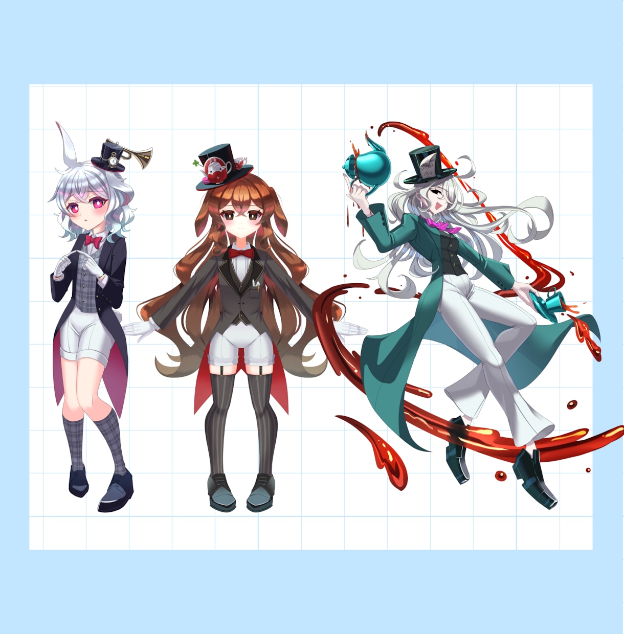 魅力あふれる立ち絵+キャラデザ制作致します イラコン複数受賞歴のあるイラストレーターが丁寧に制作致します イメージ6