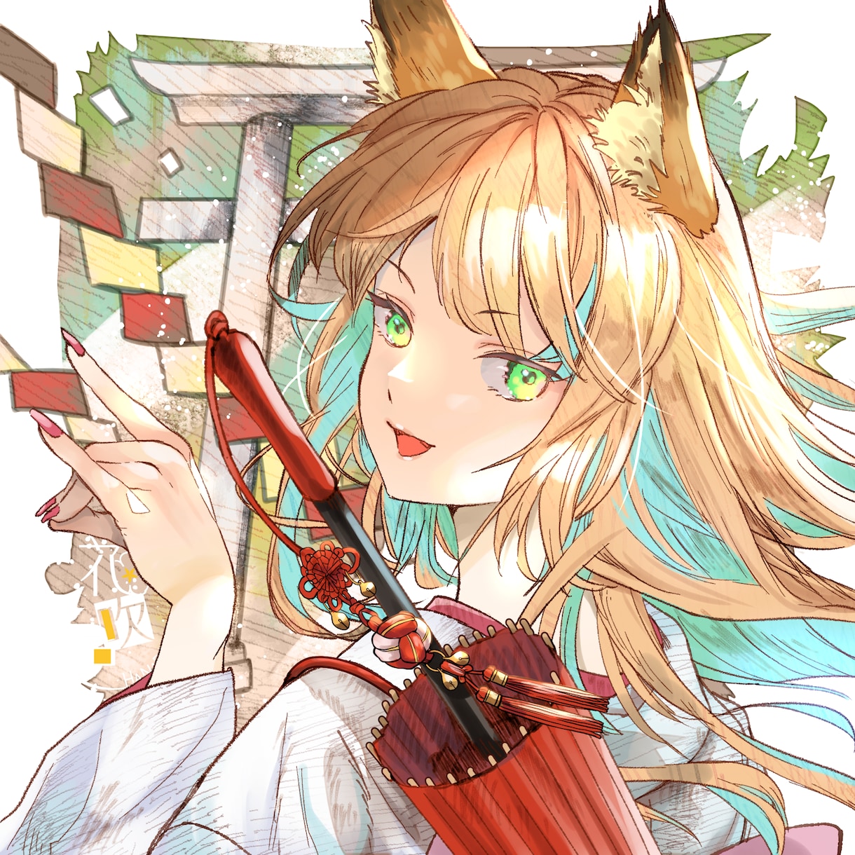ザカザカえんぴつ風のアイコンお描きします 正方形サイズの特別な1枚をお届けします。 イメージ2