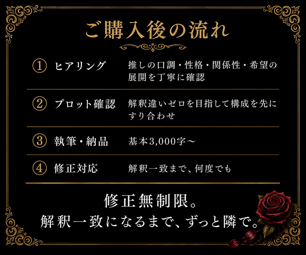 ヤンデレ・執着・溺愛専門｜あなたの夢小説を書きます 1文字0.5円｜あなたの重すぎる愛も妄想も全部形にします イメージ8