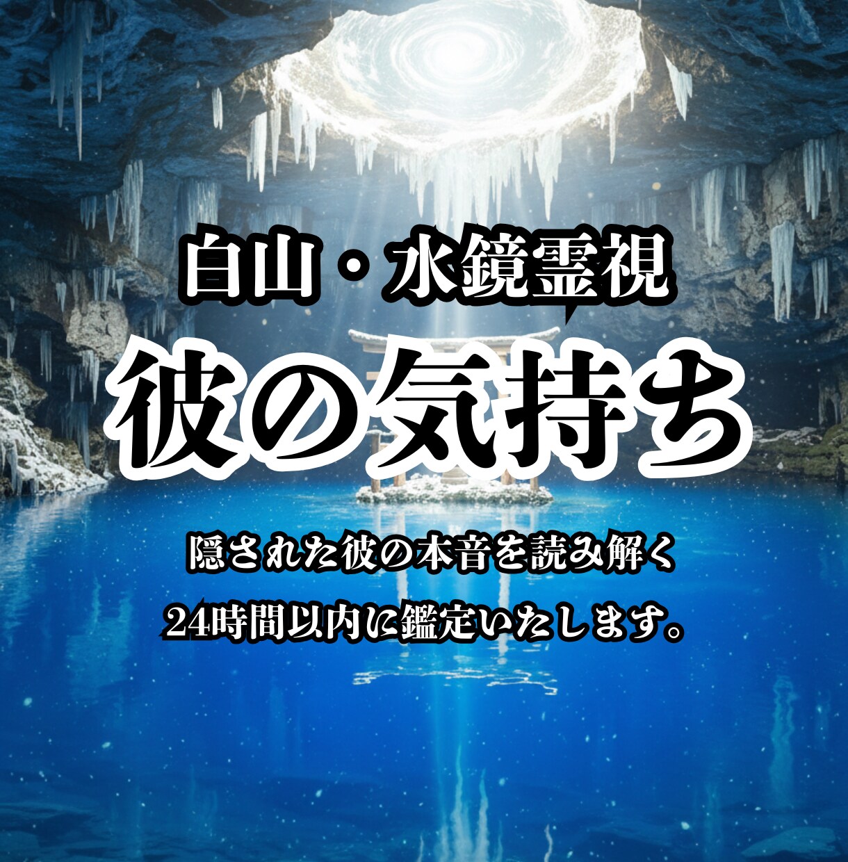 白山・水鏡霊視｜彼の気持ちを奥深くまで視ます 魂で読み解き、二人の未来と願いを叶えるご神託をお届けします イメージ1