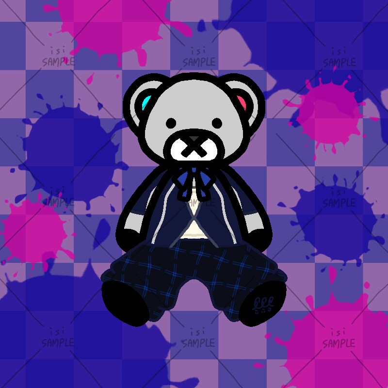 あなただけの洋服を着せたテディベアアイコン作ります SNS等に利用できるオリジナルテディベアイラストアイコンです イメージ4