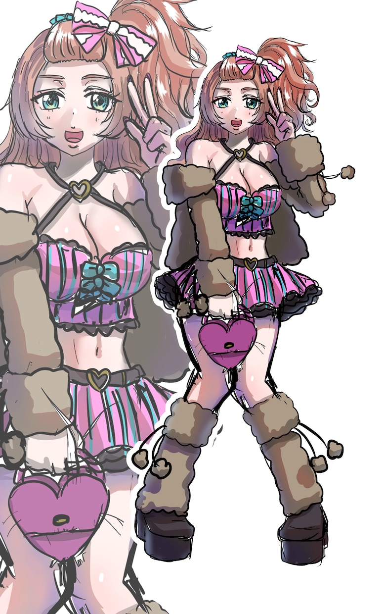 Vtuber、配信、TRPG立ち絵を描きます Vtuber、配信、TRPGなどに使える立ち絵を描きます。 イメージ2