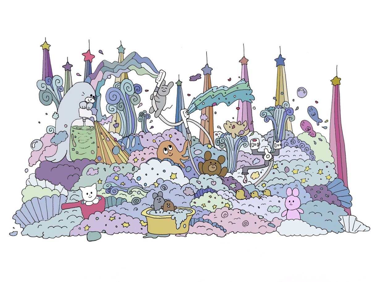 カラフルなイラスト作成します わくわくする不思議でPOPなイラスト イメージ5