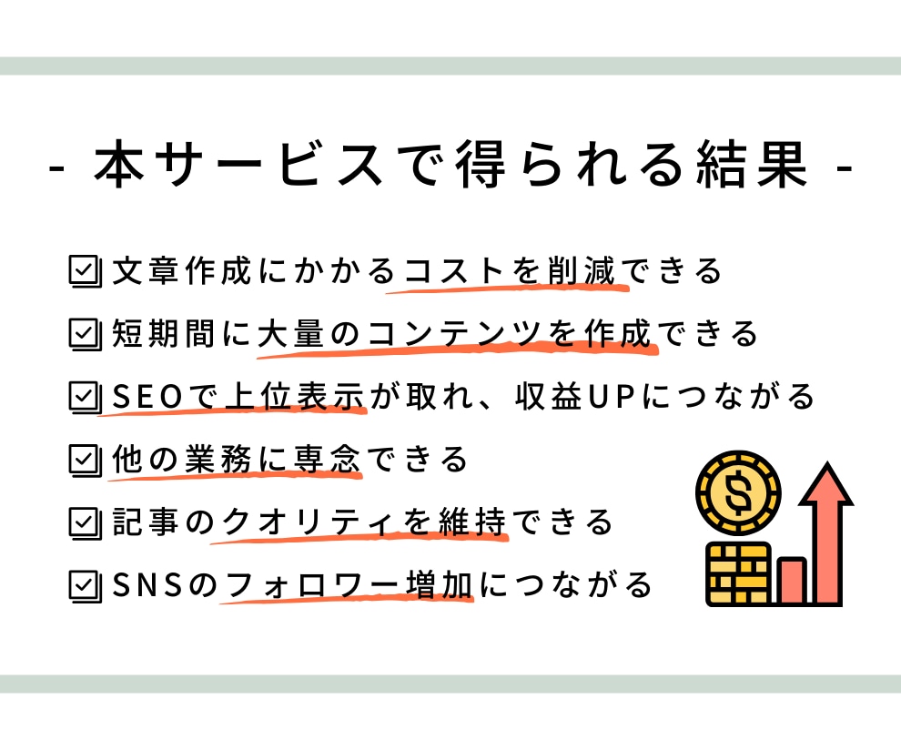高品質のSEO記事を作成します １文字3円～/画像とワードプレス直接入稿も可能です！ イメージ4