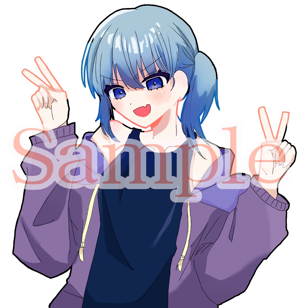 即納 格安でSNS用の可愛いイラスト販売します 格安 即納で安定した品質のイラストを販売します イメージ5