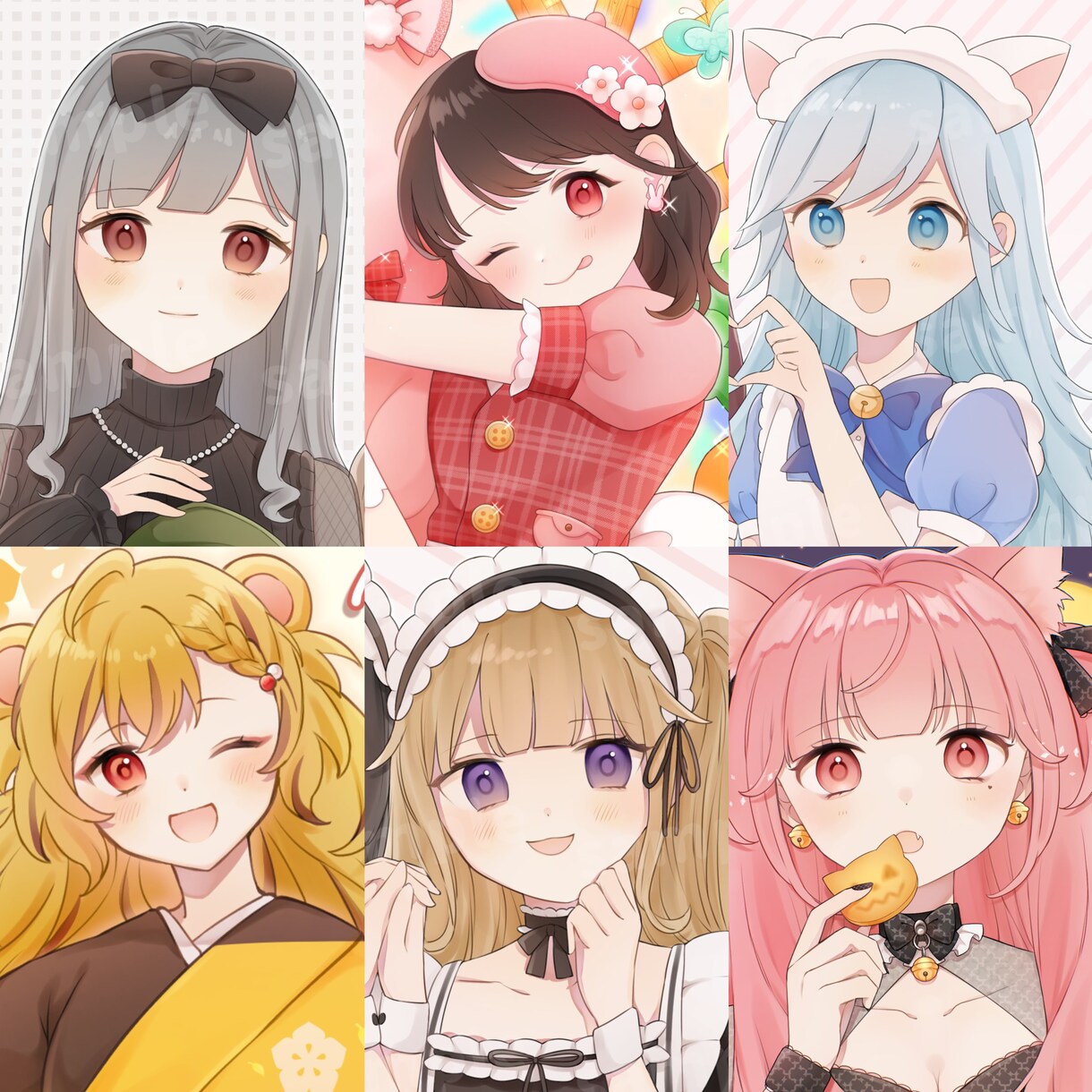 SNS用アイコンイラスト作成します かわいい女の子が得意です！ご相談からでも！ イメージ7