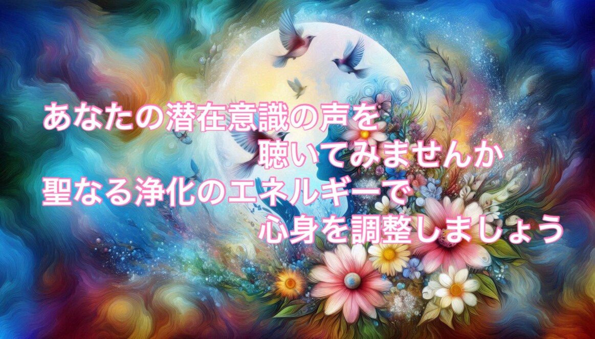あなたの魂からのMessageをお伝えします 潜在意識の声を聴き、聖なるエネルギーで心身を調整します。 イメージ2