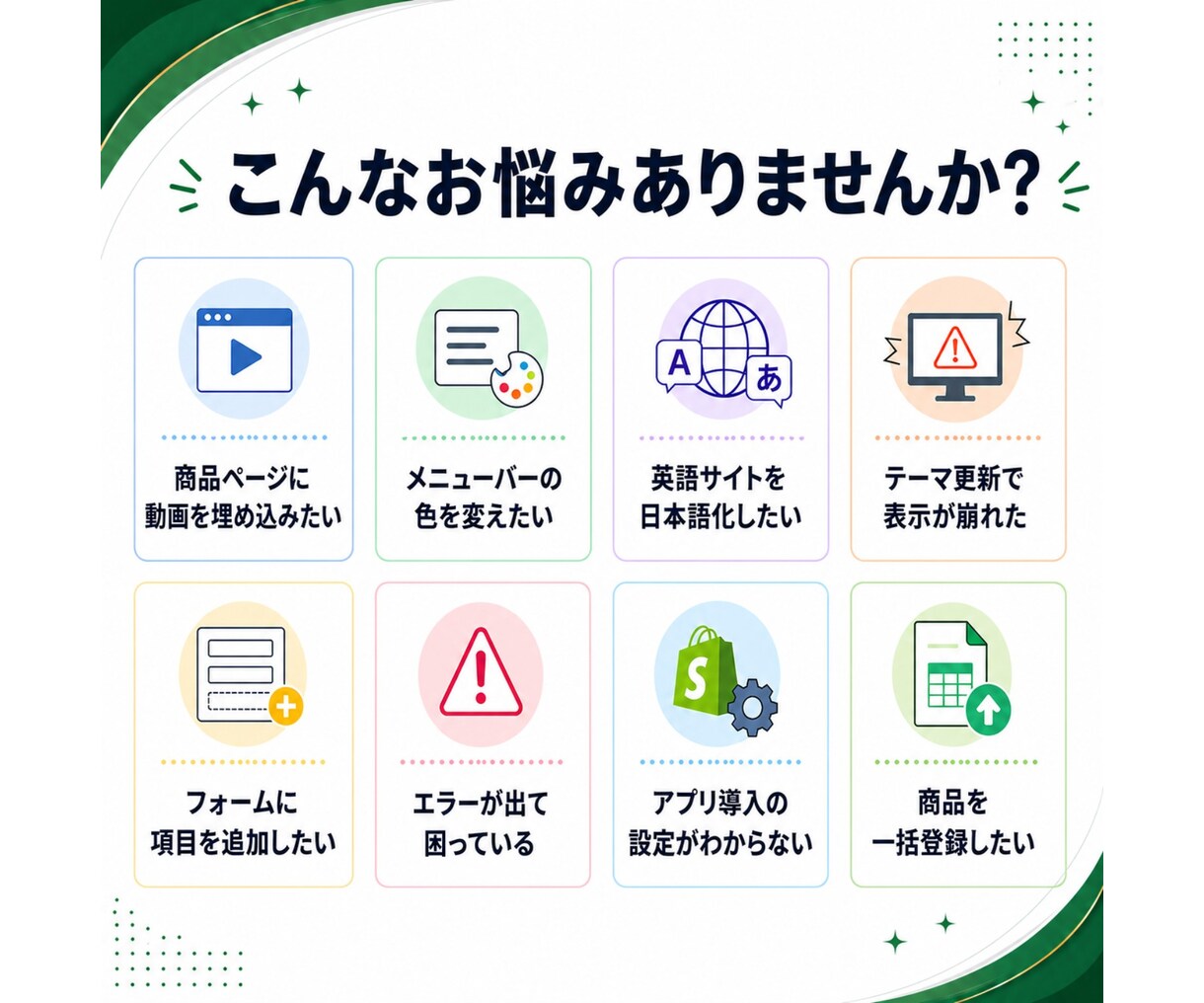 Shopifyパートナーがカスタマイズ対応します Shopify Japan公式養成プログラム修了者が担当 イメージ3