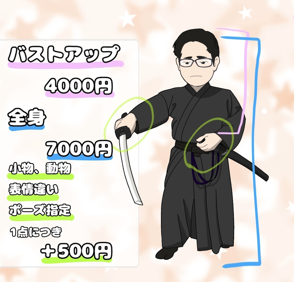 商用利用可♪ゆるかわいいイラスト描きます SNSのアイコンやアクスタ、缶バッジにもご利用いただけます♪ イメージ2
