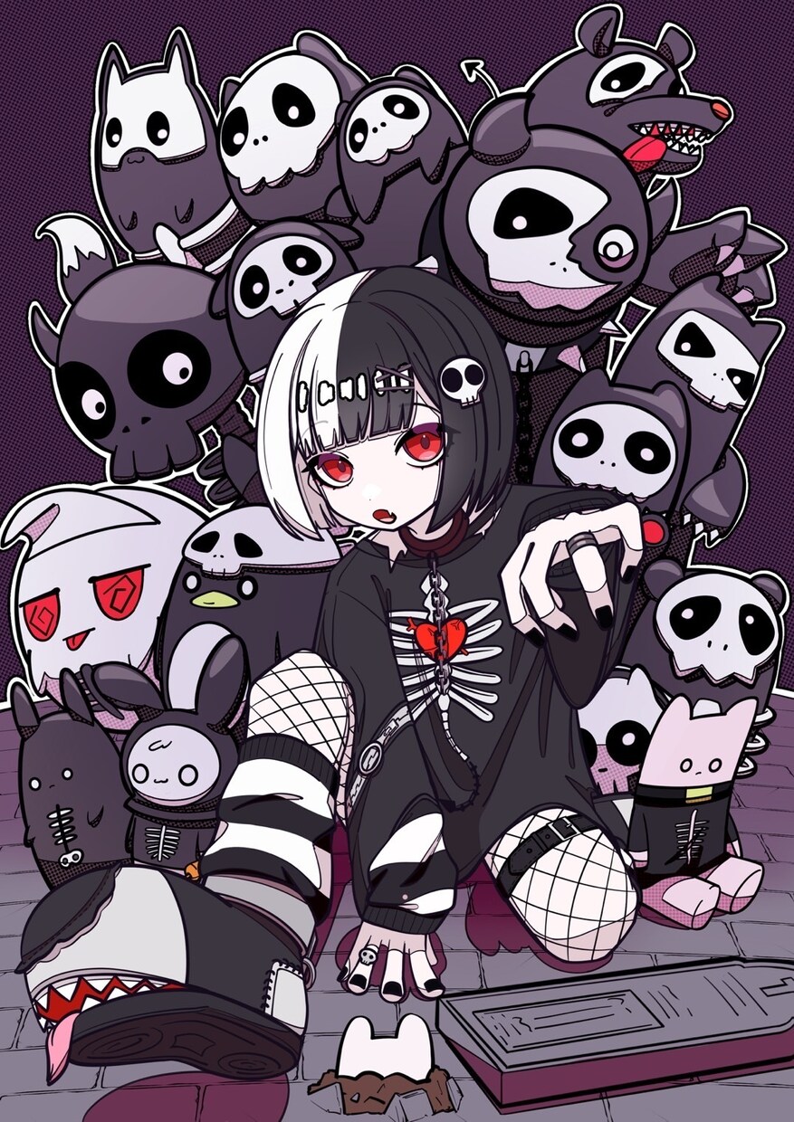 商用可!! カッコ可愛いイラスト制作いたします カッコイイ、可愛いイラストをポップにお描きします イメージ9