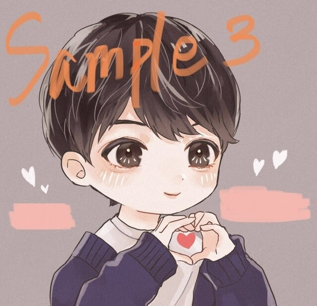 期間限定☆ほんわか似顔絵お描きします 手書き風タッチで優しい印象に仕上げますˊᵕˋ イメージ3