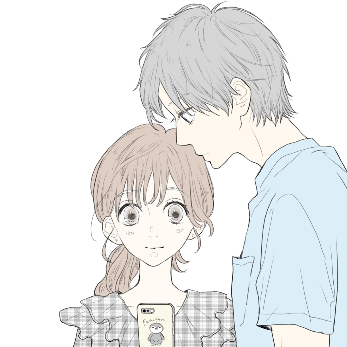 可愛いほのぼのイラスト、SNSアイコン描きます 大切な恋人、ご家族等の思い出をイラストにします♪ イメージ3