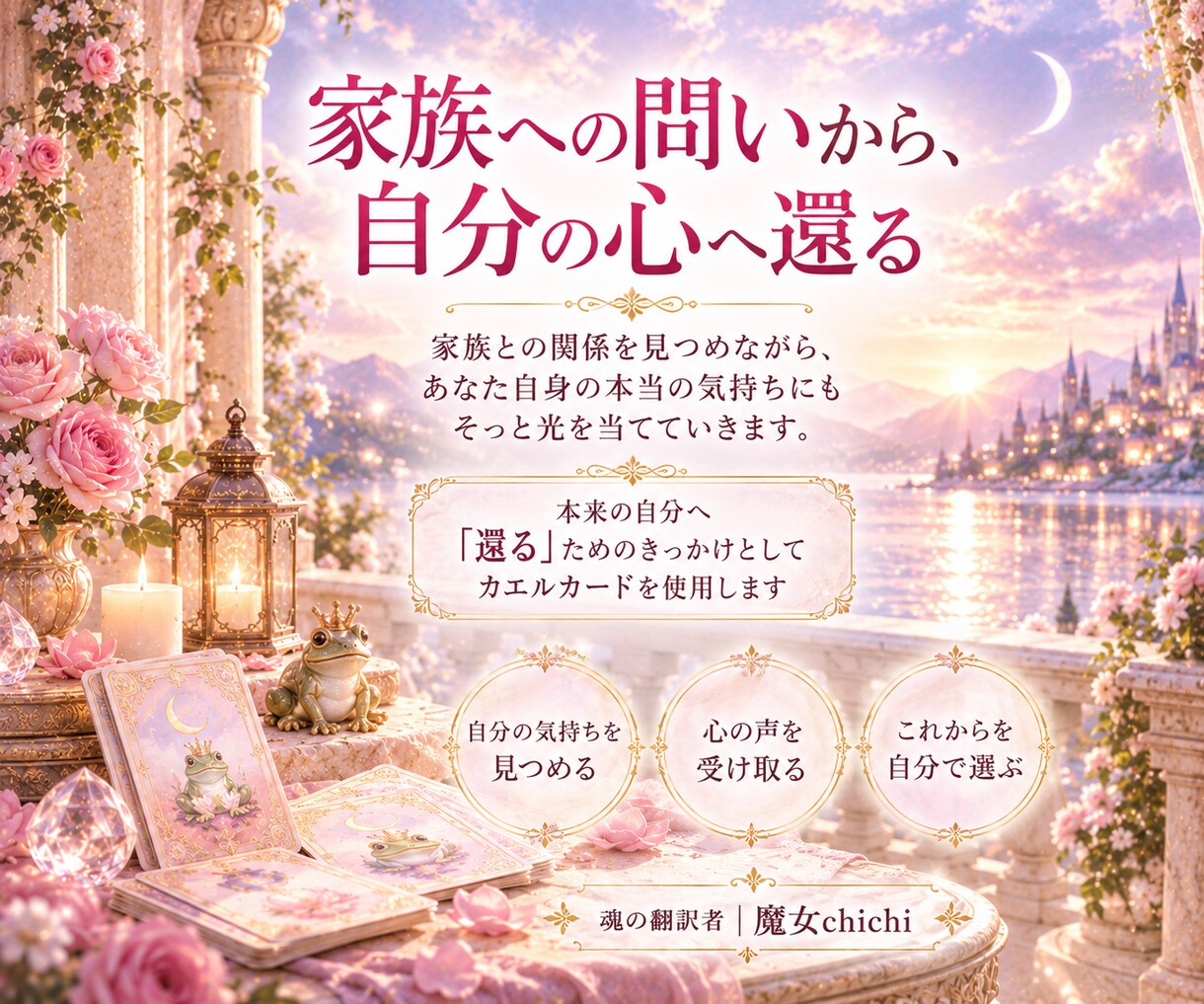 家族との関係で揺れるあなたの心を丁寧に整理します 家族だからこそ抱える想いを受け取り、心に届く言葉へ イメージ4