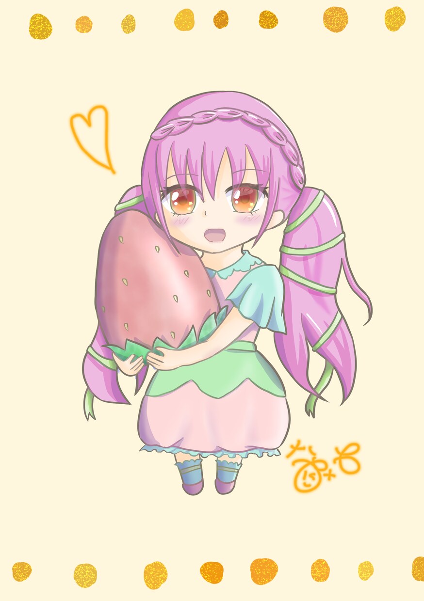 アニメ塗りイラスト描きます かわいい女の子のイラストが得意です イメージ4