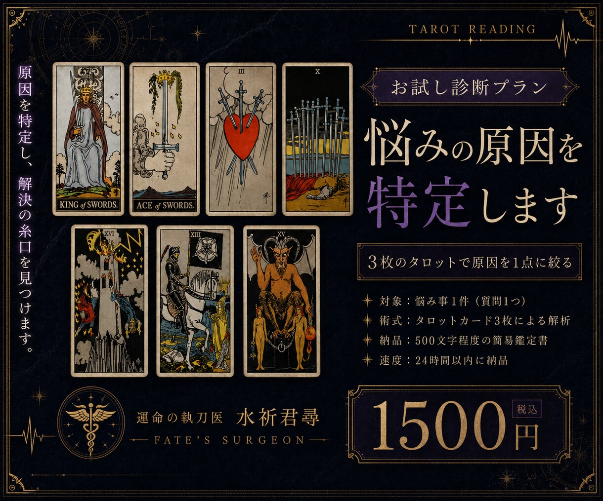 貴方の悩みのバグを特定します 【お試し診断】あなたの「悩みの原因」特定プラン イメージ1