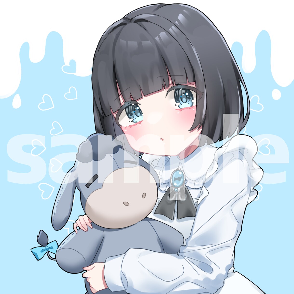 かわいいアイコンお描きします ツイッターなどのSNSで使えるかわいいアイコンをお描きします イメージ3