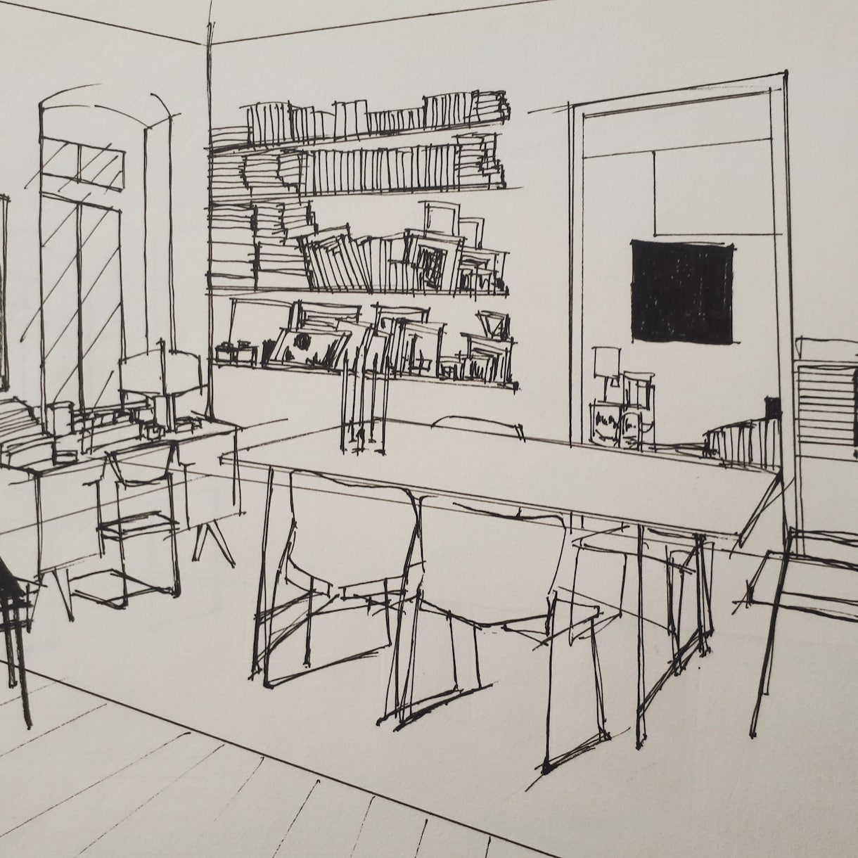 住宅、店舗など建築物のイラスト描きます 愛着のある建築物をイラストにしたい方へ イメージ5
