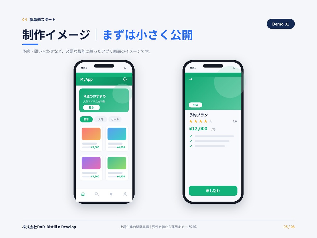 低価格でアプリ・Webサイトを開発します 個人・小規模向け/初めての方も安心。まずは小さく公開 イメージ5