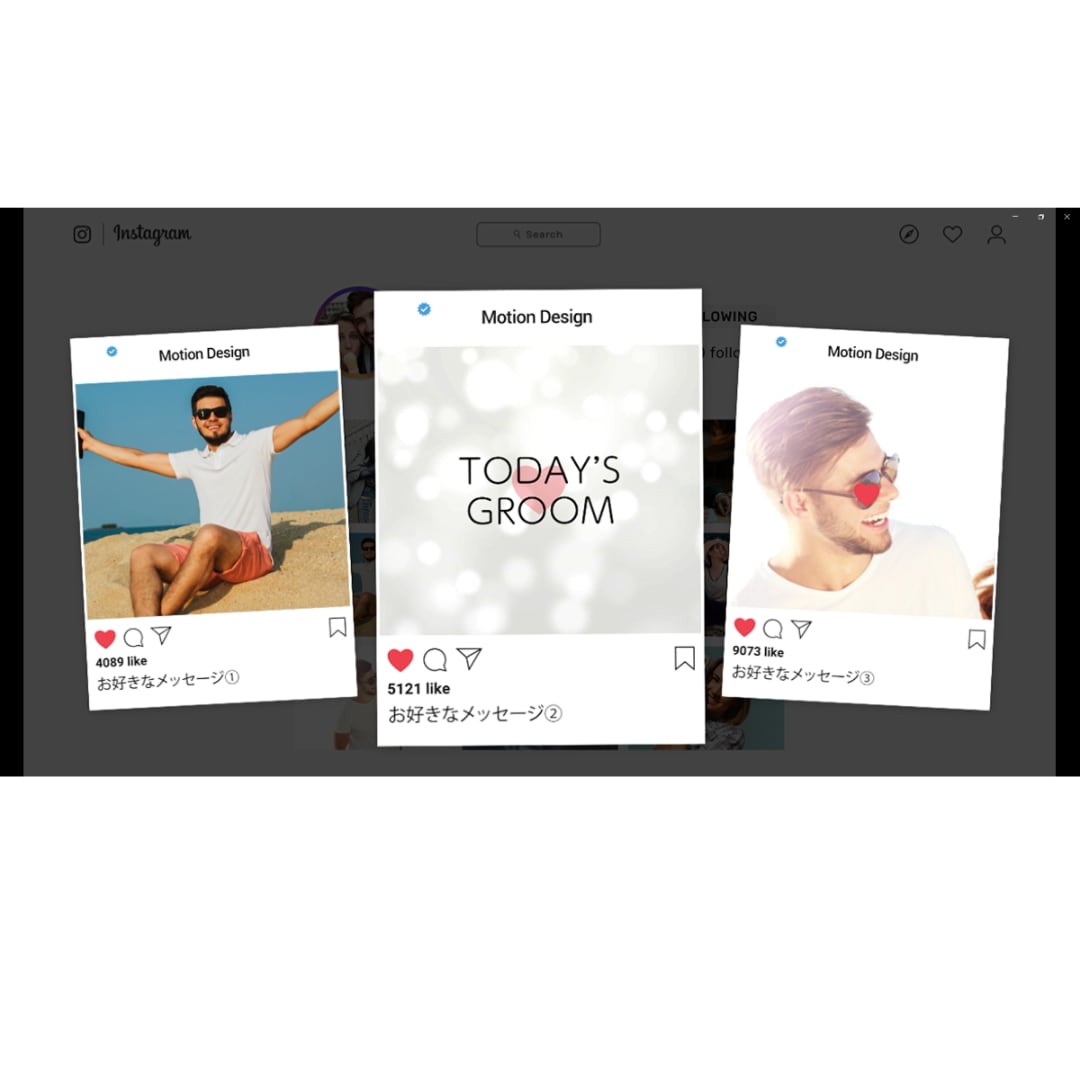 インスタ風♡オープニングムービー作ります 短納期もご相談ください！別途オプションにて対応します イメージ2
