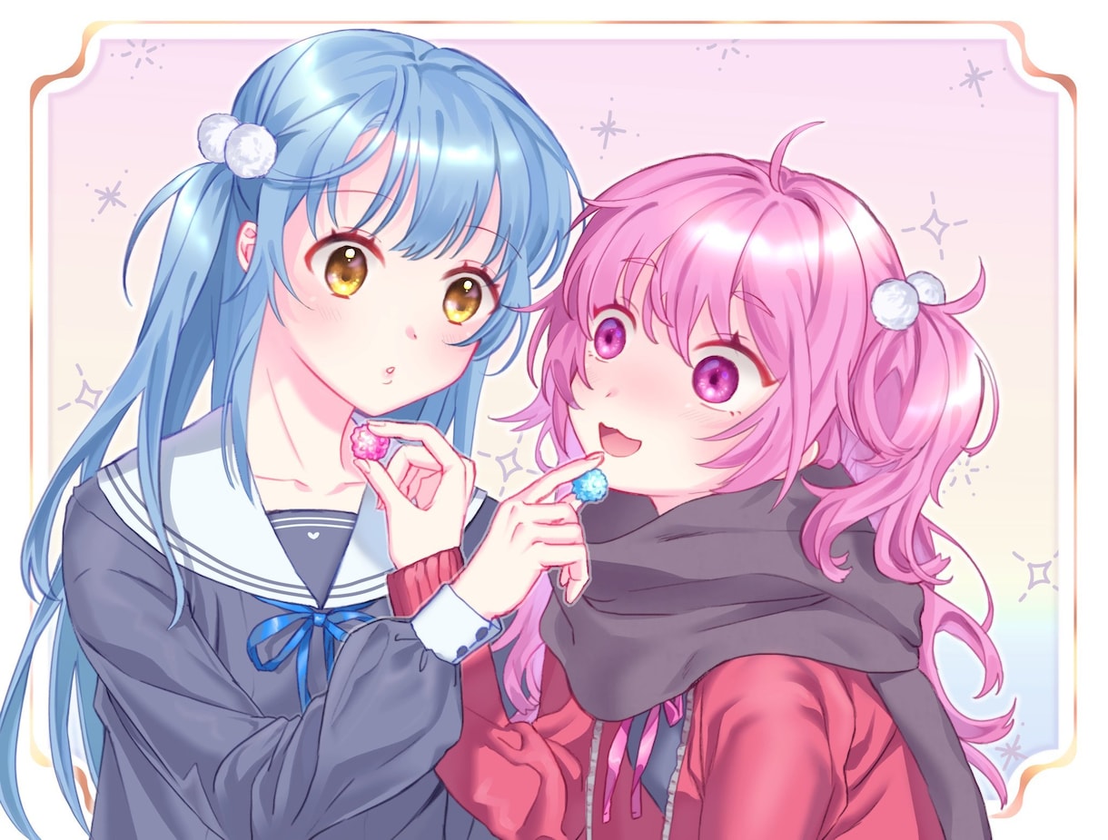 綺麗なイラスト描きます 一枚絵、立ち絵、サムネなどにご利用下さい♪ イメージ4