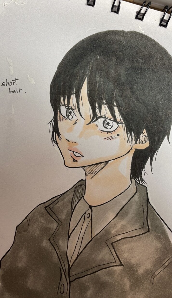 似顔絵描きます お客様の雰囲気を真似て描きます。雰囲気を描きます。 イメージ1