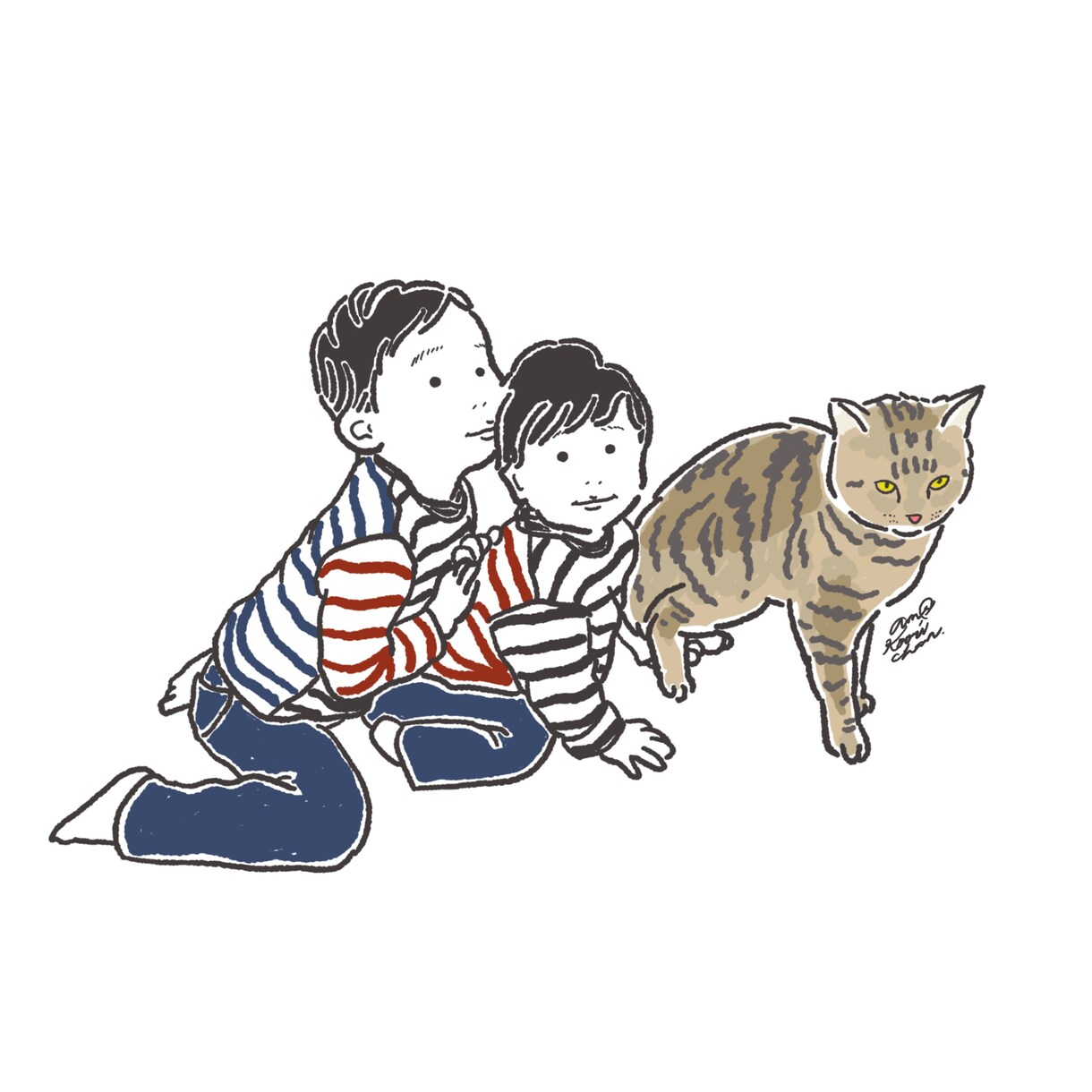 商用可！オシャレイラスト・似顔絵描きます アイコン 似顔絵 イラスト グッズ 挿絵 ポスター等 イメージ3