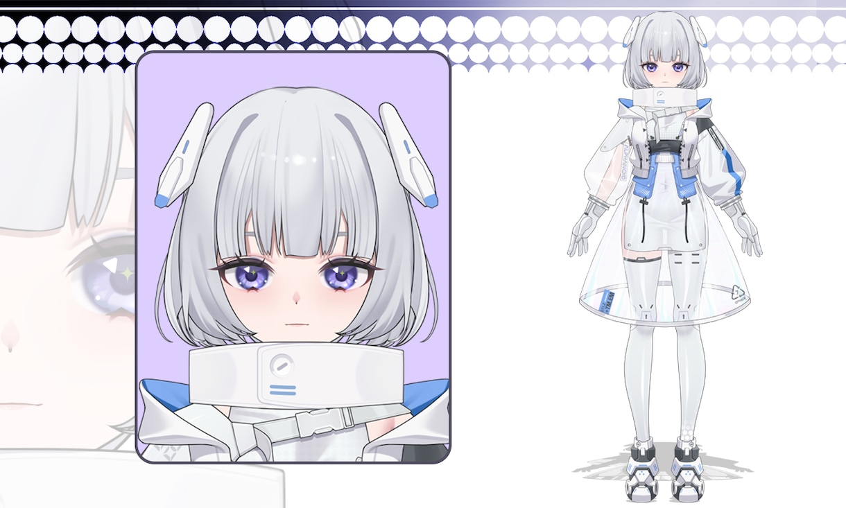 多種多様な可愛いLive2Dモデルをお作りします ニーズに合わせてサイバーパンク風、小悪魔系、地雷系対応可能 イメージ10
