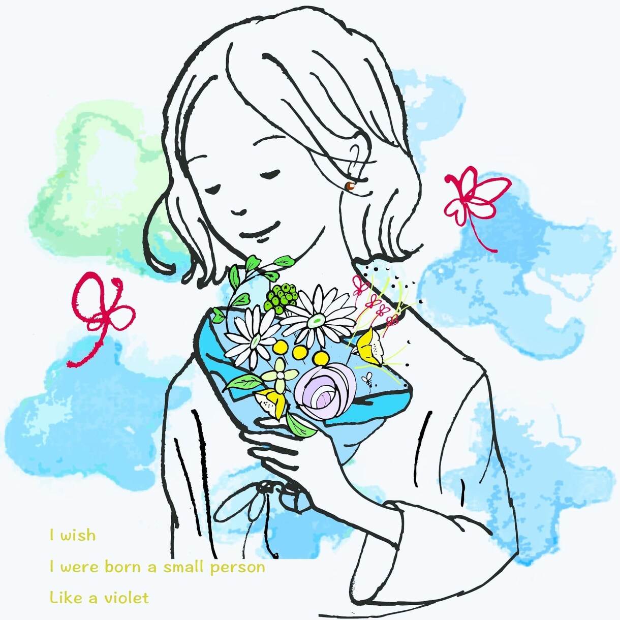 女性、子供・動植物などのイラスト描きます 心に残るおしゃれなイラストを、丁寧に仕上げます イメージ1