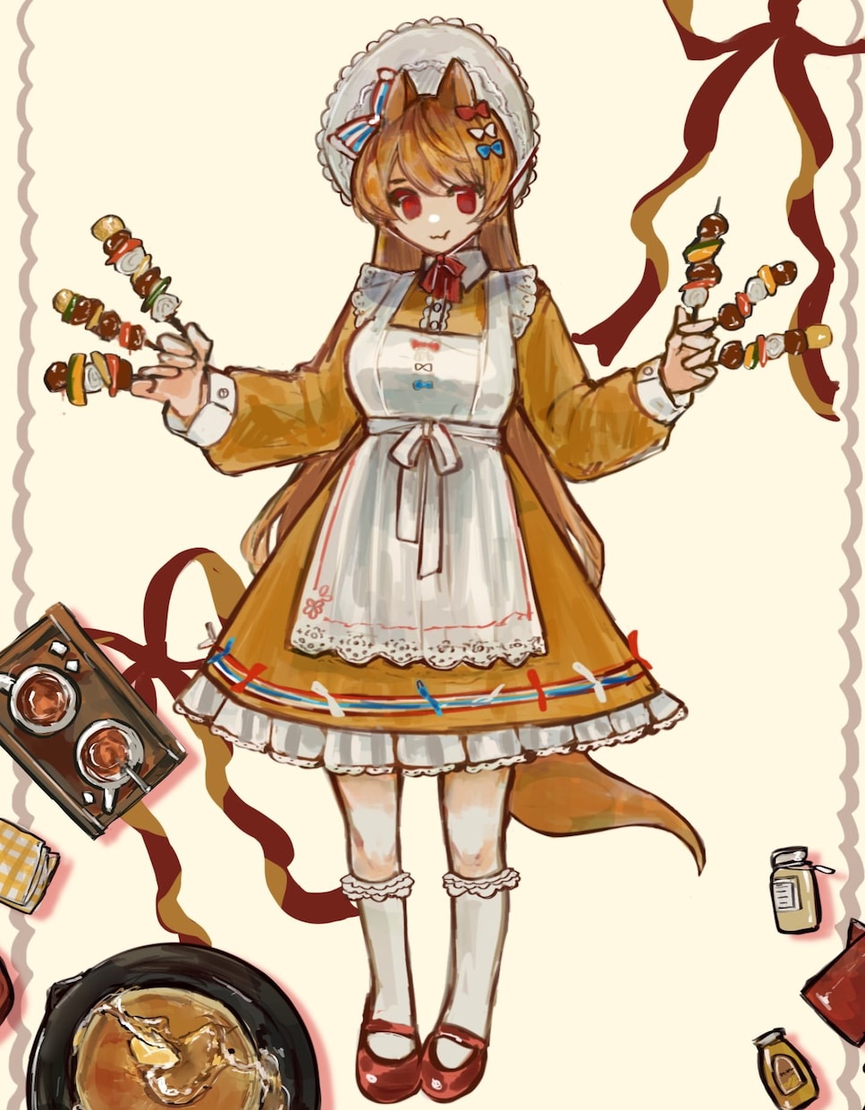 目を引く色彩の厚塗りイラスト描きます 個性派!つやつや鮮やか個性的な質感の厚塗り イメージ7