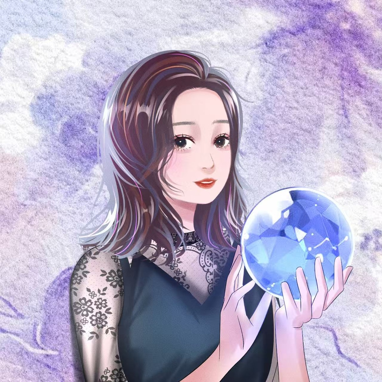 ふんわり水彩タッチで透明感ある人物アイコン描きます ふんわり水彩タッチでSNSに映える可愛いアイコンを作ります イメージ8
