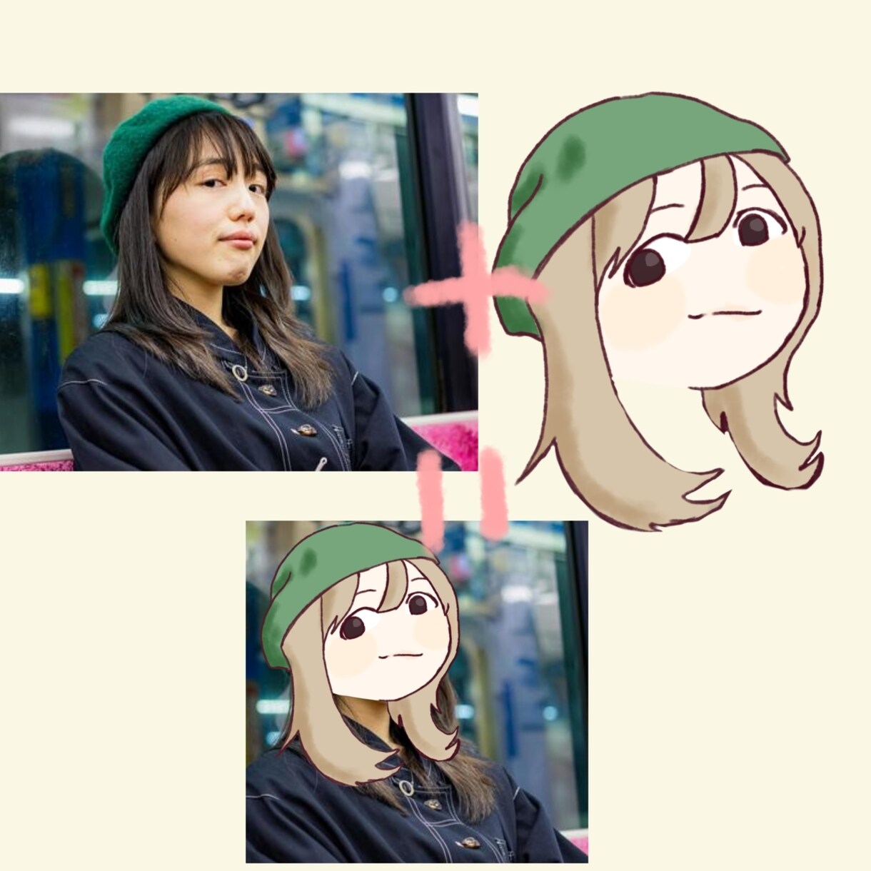 写真を元にイラストを制作します 基本料金内で透過PNGの顔パーツのみの画像もお付けします イメージ8